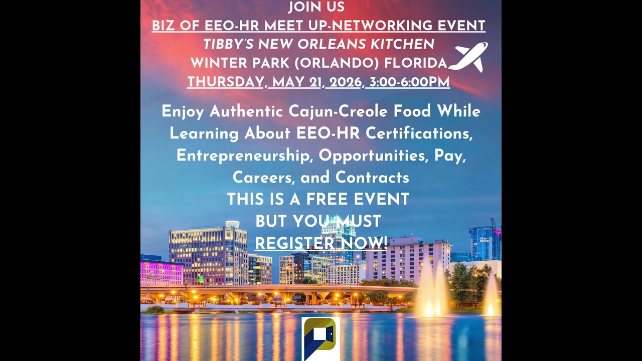 Join Us Biz of EEO HR  Pros Meet Up Orlando, FL