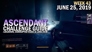 Ascendant Challenge Solo Guide June 25, 2019 - Corrupted Eggs & Lore Location (Week 43)