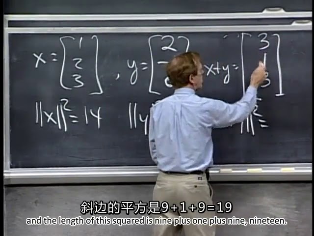 第14集 正交向量与子空间