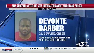 Bowling Green man arrested after DTF gets information about 32-pound marijuana parcel