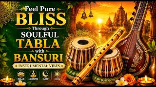Feel Pure Bliss Through Soulful Tabla with Bansuri Instrumental Vibes.