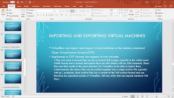 Lecture 10 of 18 : How to Import and export virtual machines as appliance in virtual box
