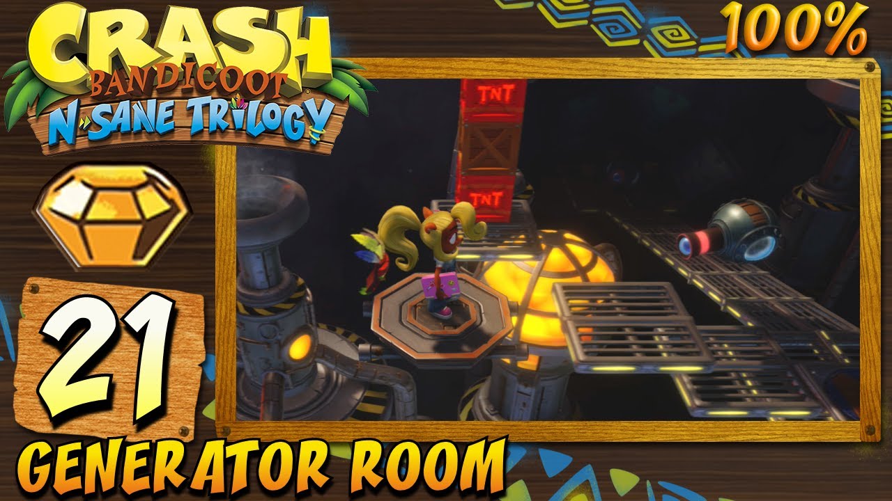 Crash Bandicoot Generator Room All Boxes