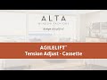 Roller Shades: AgileLift - Tension Adjust - Cassette