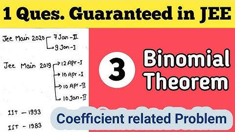 #03,binomial coefficients for JEE|Binomial theorem ||  Er. Akriti || SHAPING FUTURE