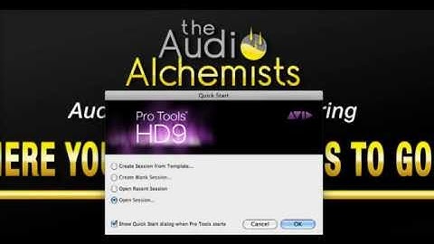 Avid Pro Tools Tutorial Series Part 2 Open and Save