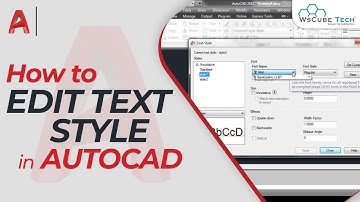 How to Edit Text Style in AutoCAD |  AutoCAD 2D Text  Editing Tutorial