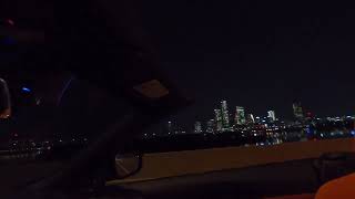 Night Drive 2024 BMW G83 M4 Competition Convertible in Seoul