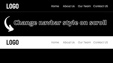 Sticky navbar on scroll using HTML CSS and JavaScript