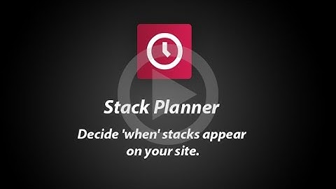 Stack Planner - Add-on for Concrete5
