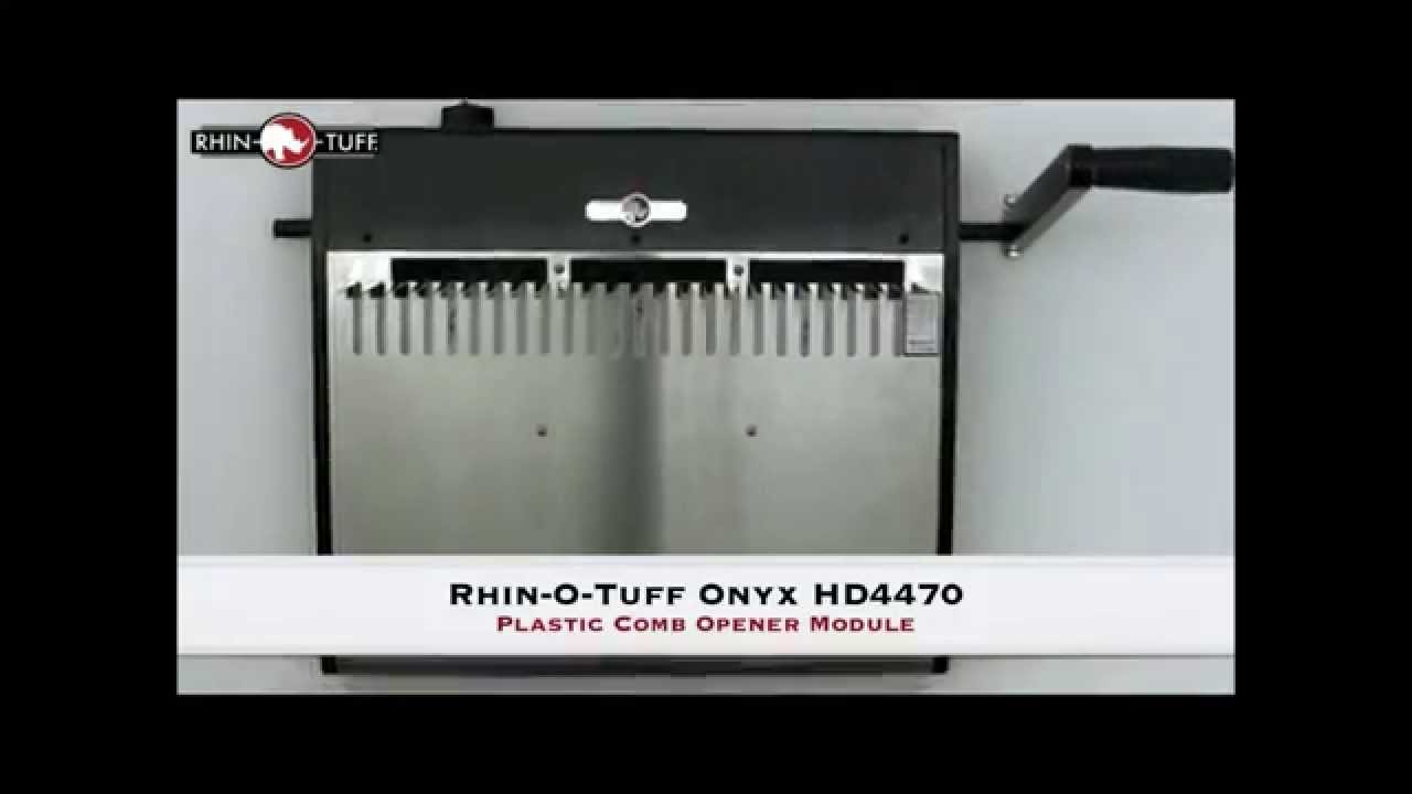 Relieuse manuelle professionnelle Onyx HD4470 pour anneaux plastiques