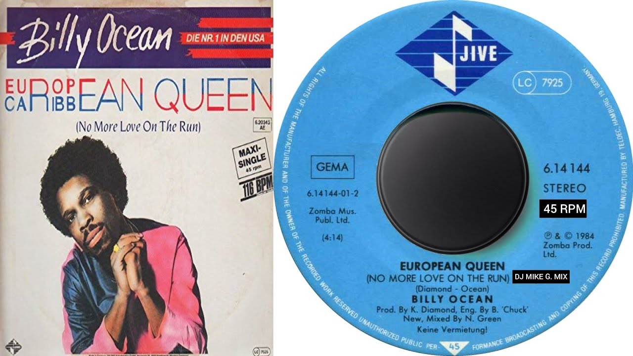 Billy Ocean - European Queen (No More Love On The Run) (7'' DJ