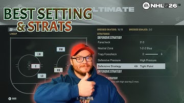 NHL 26 BEST SETTING & STRATEGIES