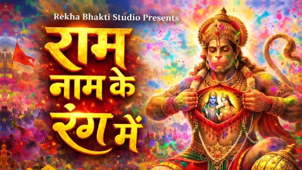 Ram Naam Ke Rang Mein | Powerful Hanuman Bhakti Song | Ram Dhun Trance Folk | Rekha Bhakti Studio