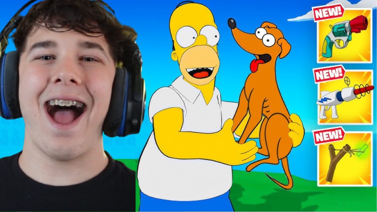 ПЕРВАЯ ПОБЕДА NickNeo в обновлении Simpsons Fortnite!