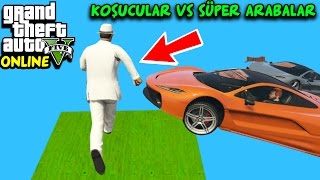 Koşucular Vs Arabalar Eki̇ple Gta 5 Online