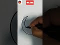 Easy Steps to Draw a Simple Moon 🌙