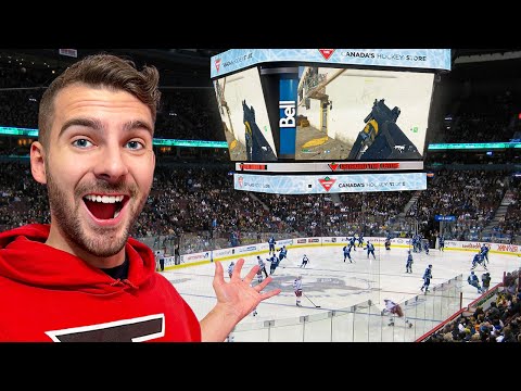 I played Warzone on a giant arena screen!