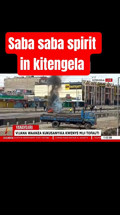 Saba saba in kitengela #fypag#sabasaba #kenyanews #genz