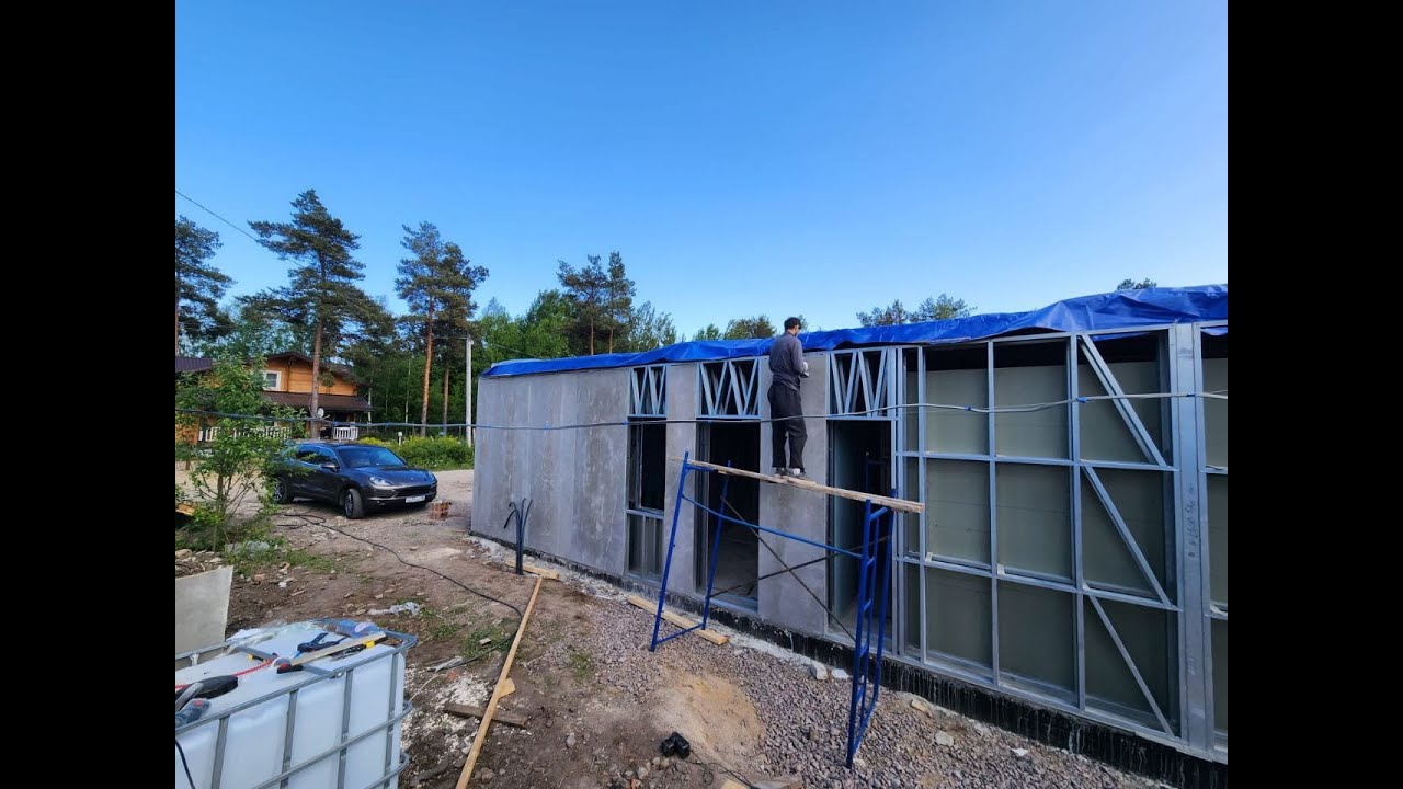 МСБК технология строительства домов в Краснодаре - YouTube