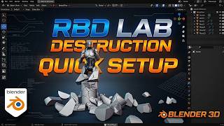 Blender Destruction under 5 Minutes | RBD Lab Quick Start