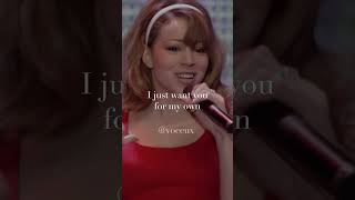 Mariah Carey - All I Want for Christmas Is You #acapella #voice #voceux #lyrics #vocals #music