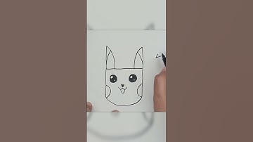 How to Turn H into Pikachu | Pikachu Drawing | Pikachu | Kawaii | Drawing | Pencil | #samdrawing