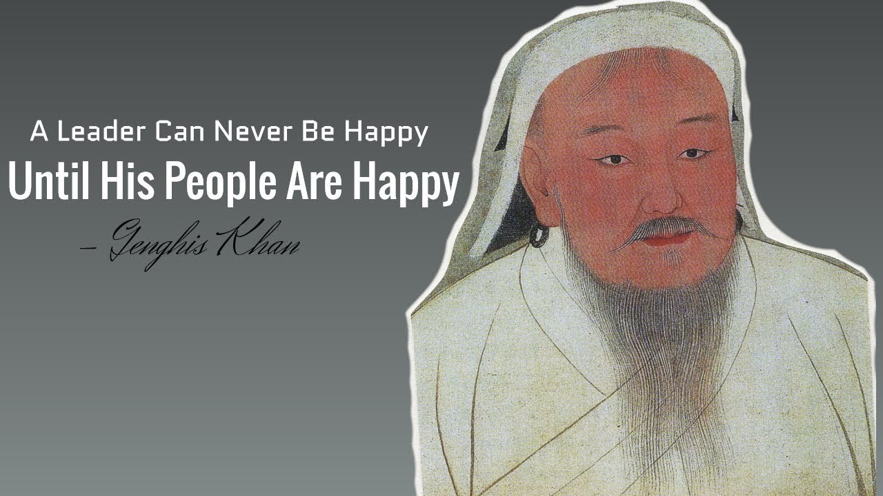 genghis khan happiness quotes