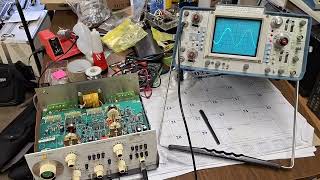 Wavetek 191 Function Generator and Tektronix 465M Scope Demo
