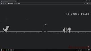 Automatize T-Rex Chrome with Python
