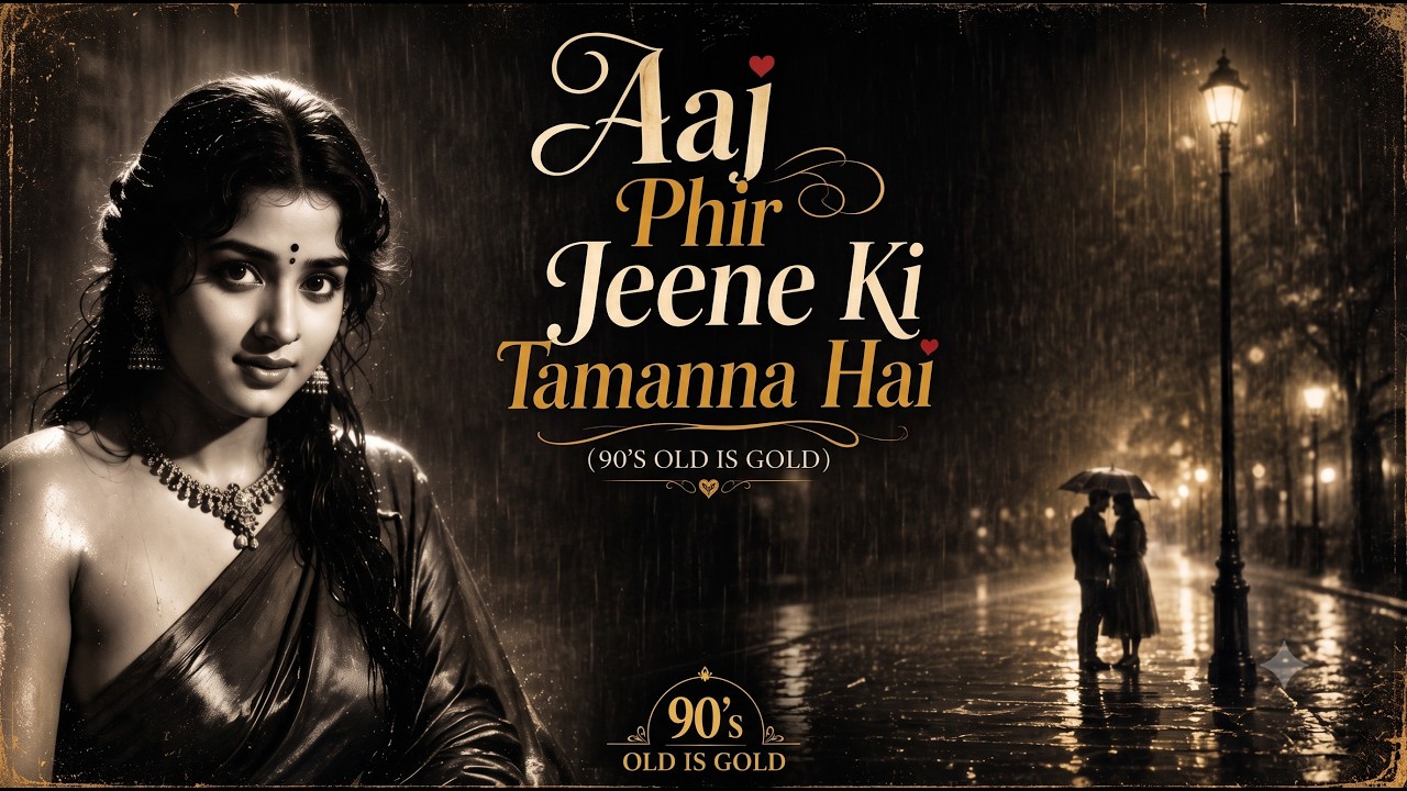 Aaj Phir Jeene Ki Tamanna Hai | Official Music Video | 90s Romantic Hindi Song