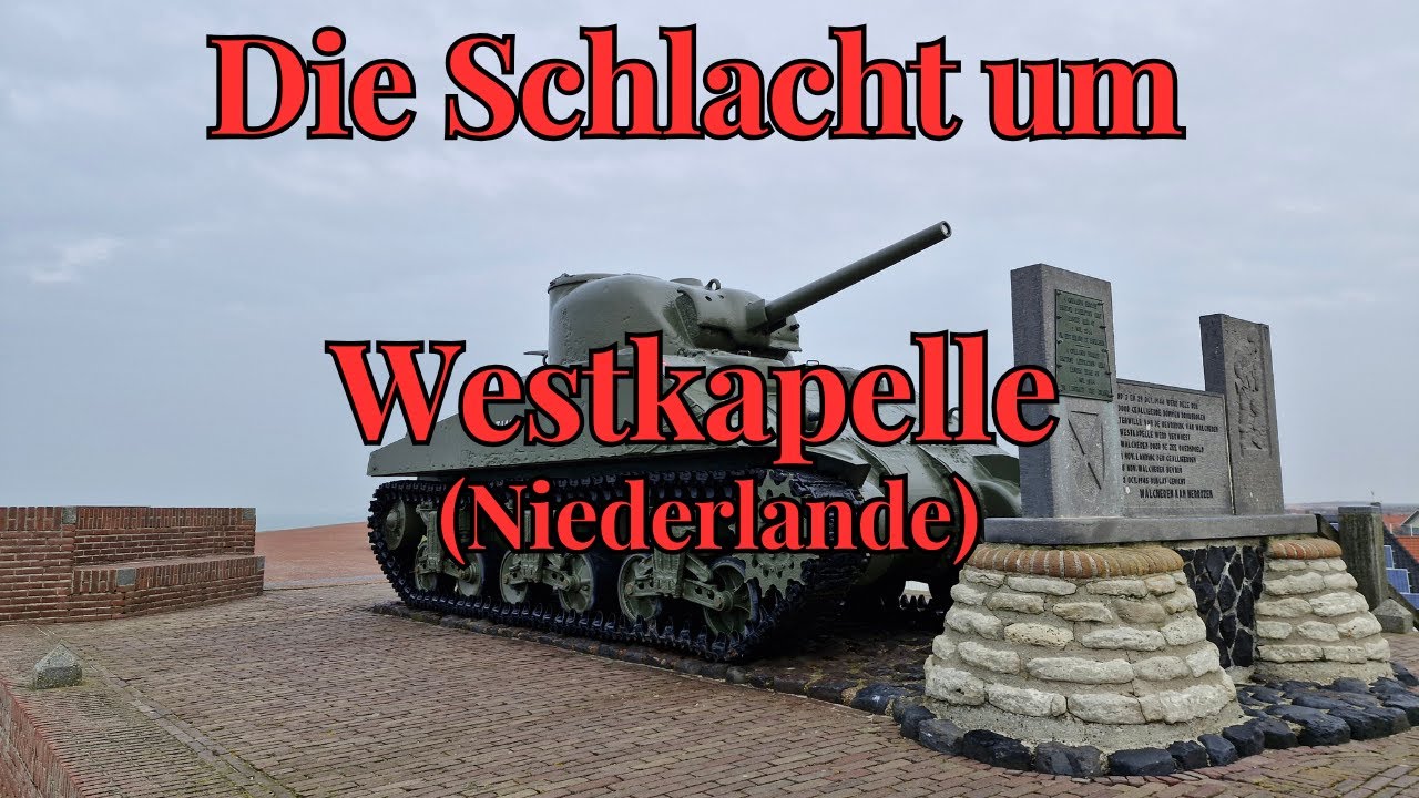 Das Panzerdenkmal in Westkapelle - Schlacht um Westkapelle (Niederlande)