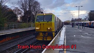 Train Horn Compilation #1 (pt.2)