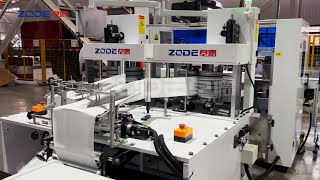 Fully automatic double head napkin folding machine