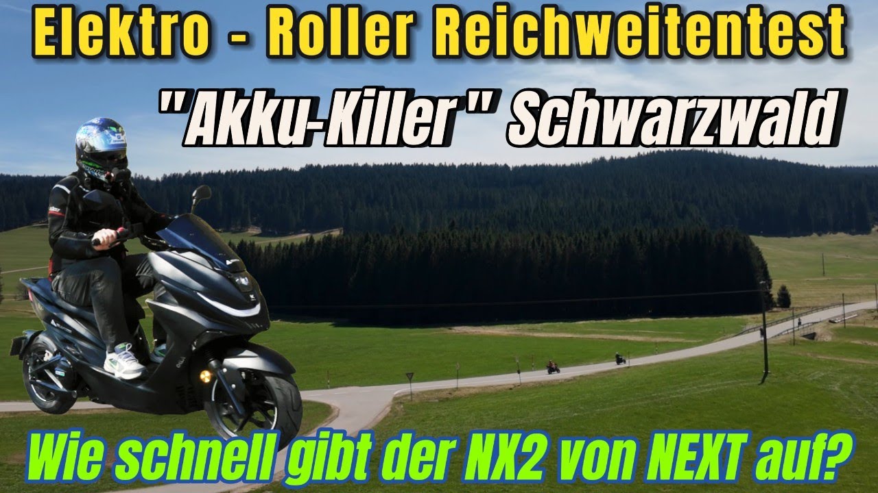 125er Elektro-Roller ‼️NX2 Reichweitentest‼️Das war so nicht zu erwarten 😲