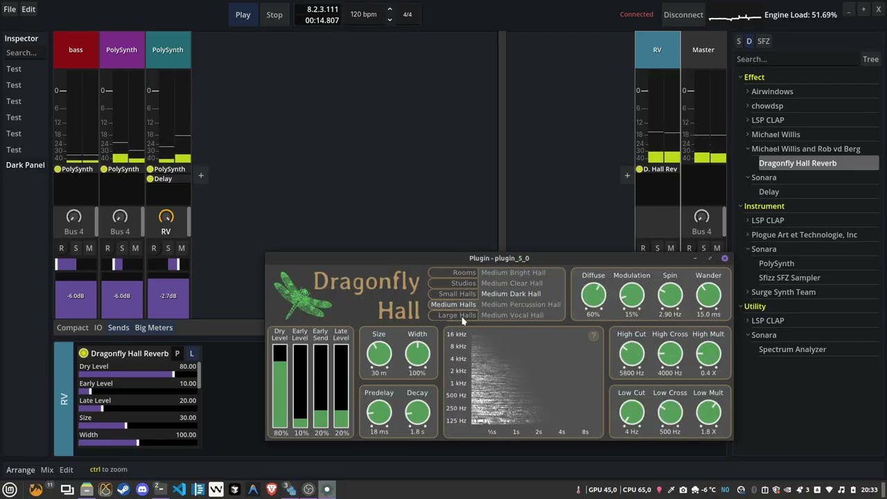 Sonara - Free Open Source Linux DAW