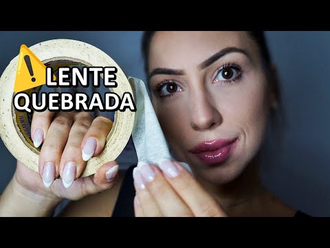 ASMR: CONSERTANDO A LENTE QUEBRADA - SONS ARREPIANTES
