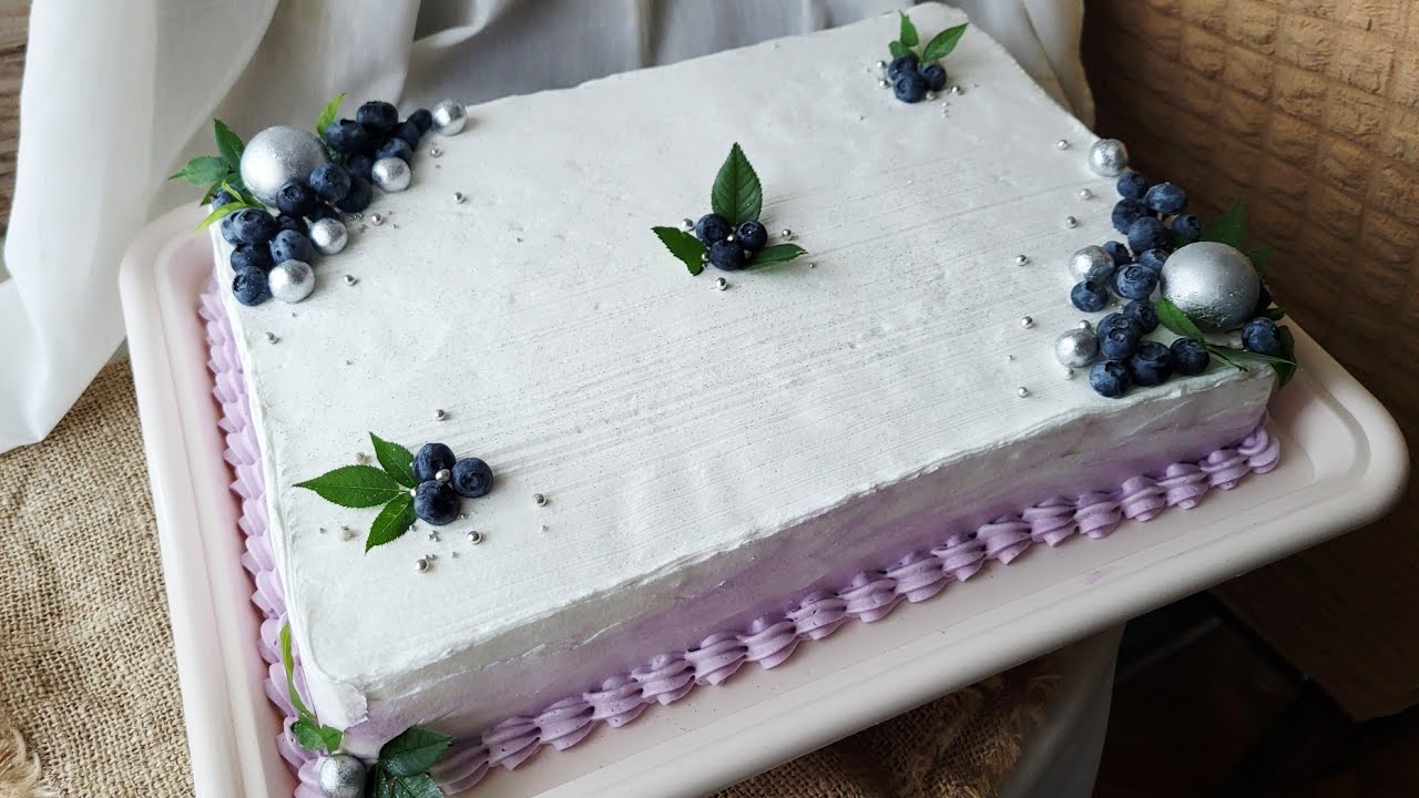 🌺 Sladoled torta sa borovnicama 🌸