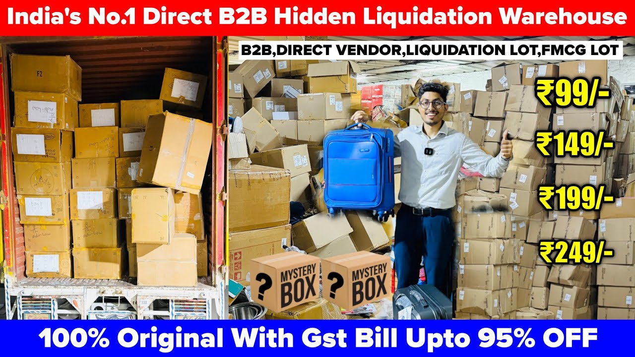 Biggest Warehouse Of Liquidation Lot | 98% Off | With Gst Bill| Branded Factory Sale Bhilwara