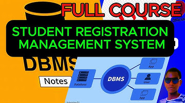 STUDENT REGISTRATION MANAGEMENT SYSTEM| FULL PROJECT| JAVA & DBMS| @gevizzol2020
