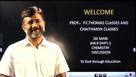 JEE MAIN 2020 JAN 8 SHIFT-2 CHEMISTRY-DISCUSSION, ANALYSIS & STRATEGY