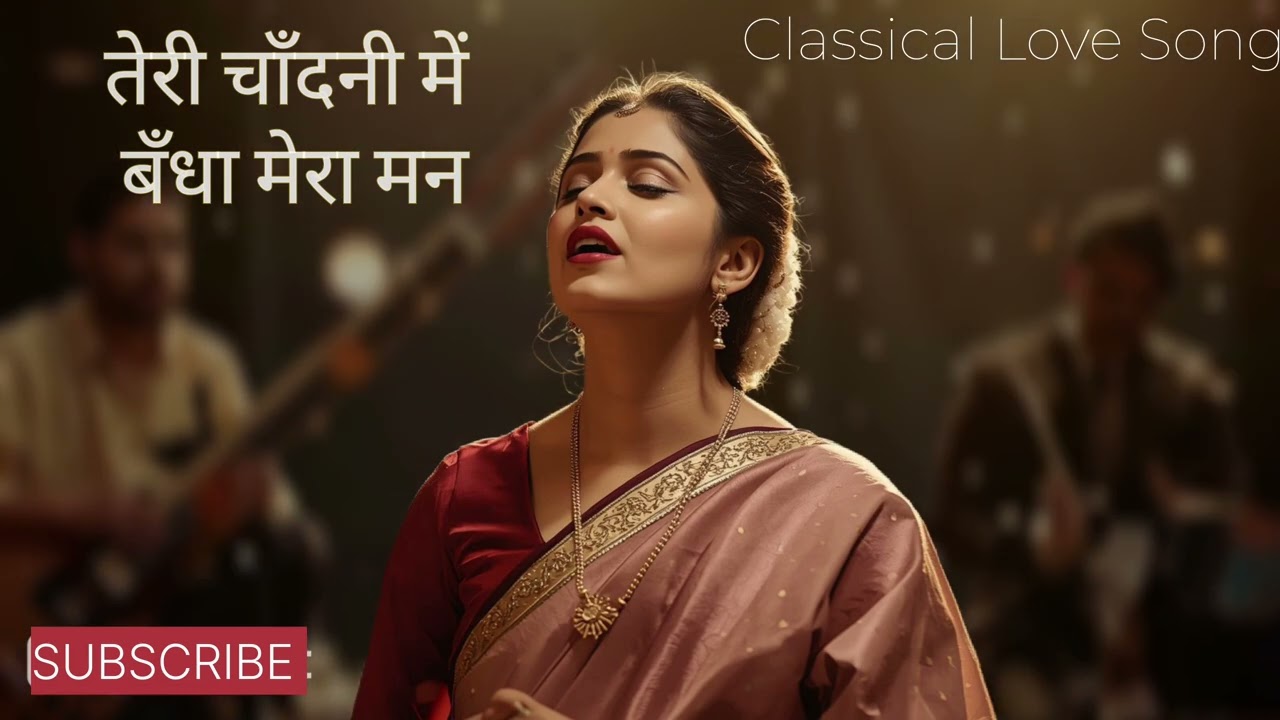 Soulful Indian Classical Love Song | Raag Yaman–Bhairavi | तेरी चाँदनी में | Melodic Manzar