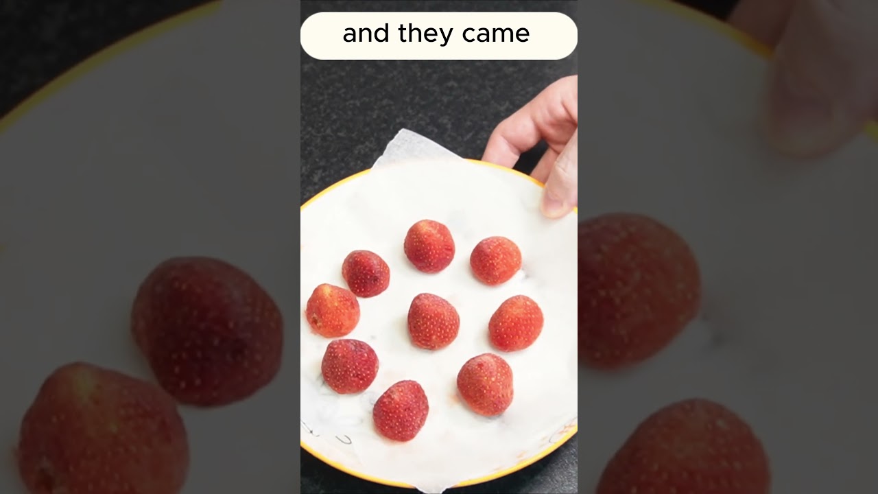 Как заморозить клубнику 