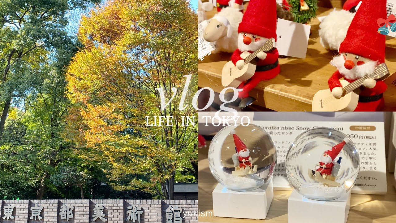 vlog｜Life in TOKYO｜秋の紅葉🍁とクリスマスに向け気分をあげる｜クリスマスマーケット🎄✨｜動物園
