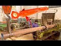 Hydraulic Cylinder was Failed | We Make a New Cylinder From old Ships High Strength Pipes