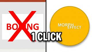 Stop Making Boring Slides! ❌ Try This 1-Click PowerPoint Trick