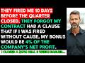 They Let Me Go 10 Days Before Quarter Close. They Forgot My Contract Had a 4% Profit Clause.