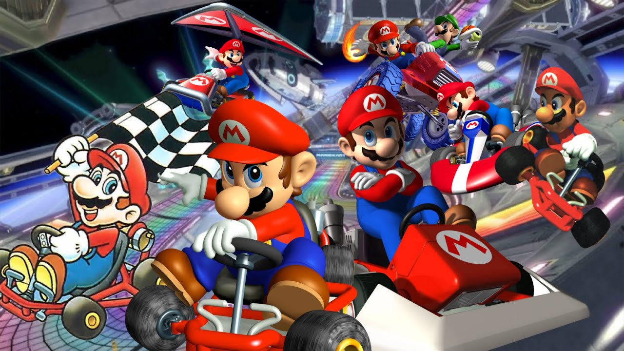 Mario Kart 8 - Rainbow Road but it has every Mario Kart series Soundfont