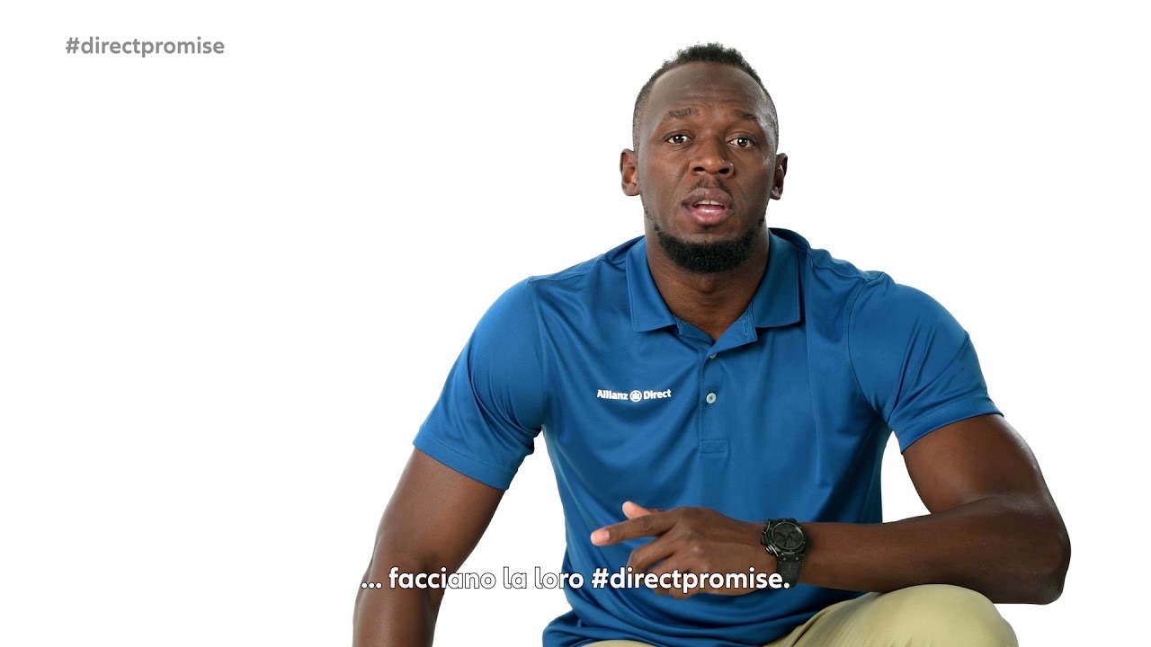 La #DirectPromise di Usain Bolt per gli atleti di domani. Fai la tua #DirectPromise.