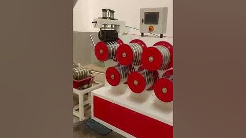LEELA EXTRUSIONS FULLY AUTOMATIC WITH PLC CONTROL SYSTEM PP BOX STRAP / BAND MAKING PLANT